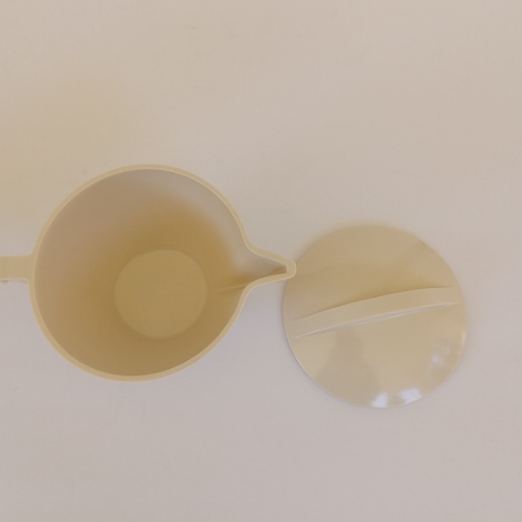 Vintage MelMac MCM  Malloware Covered Creamer Ivory - Picture 3 of 7